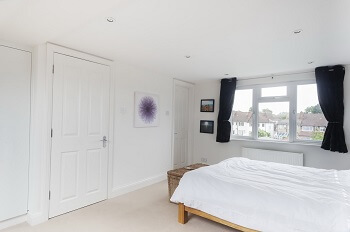 Picture above is a photo of renovated bedroom by toploftslondon 